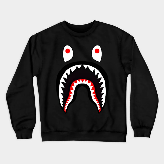 Bape Shark Phone Case Crewneck Sweatshirt by Trendy-Now